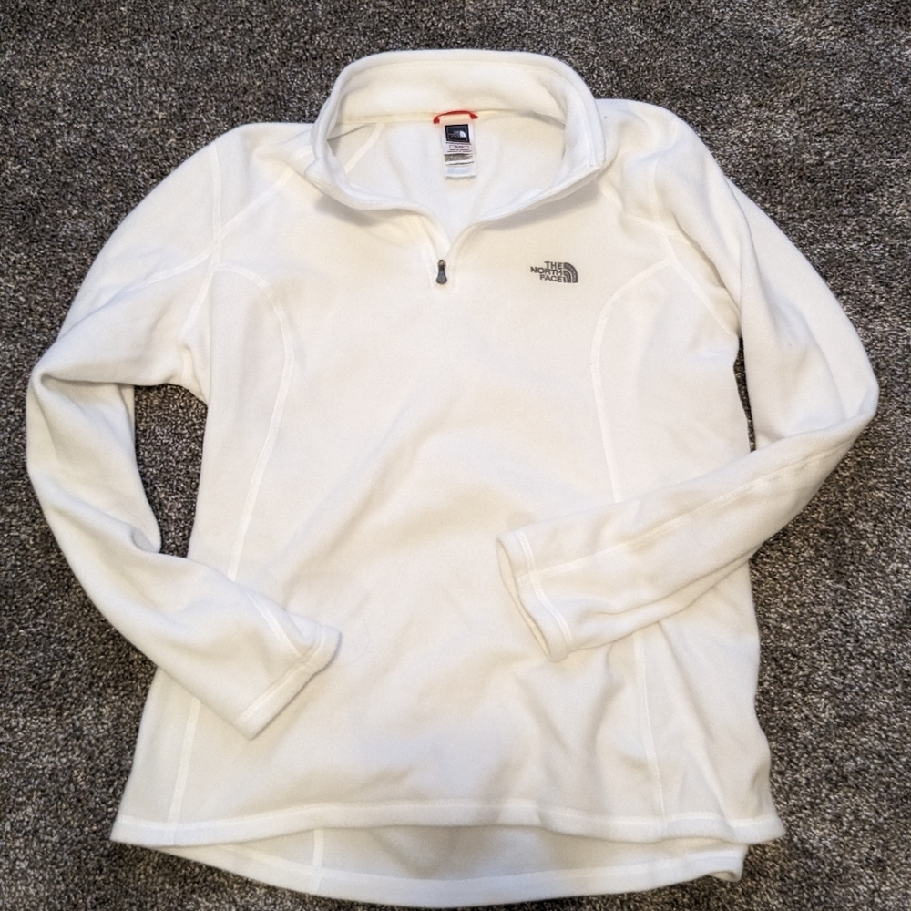 Womens Size XL The North Face TNF 1/4 Zip Fleece Pullover